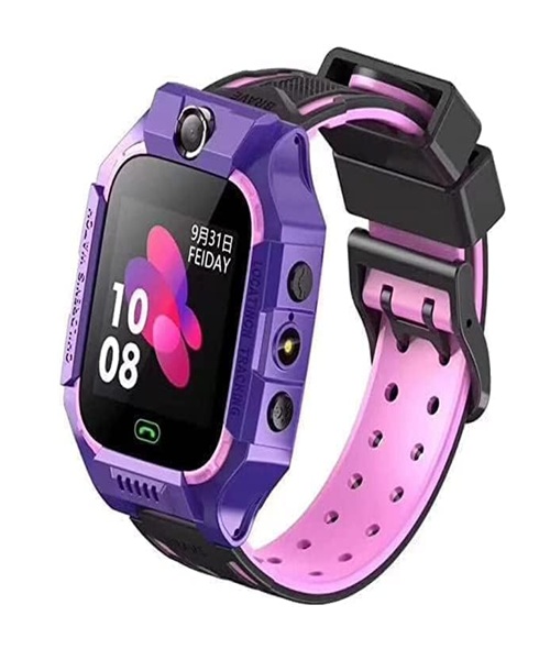 Nab Original Z7 Smart Watch with GPS and Tracking Camera for Kids - Purple