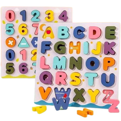 English letters and numbers puzzle