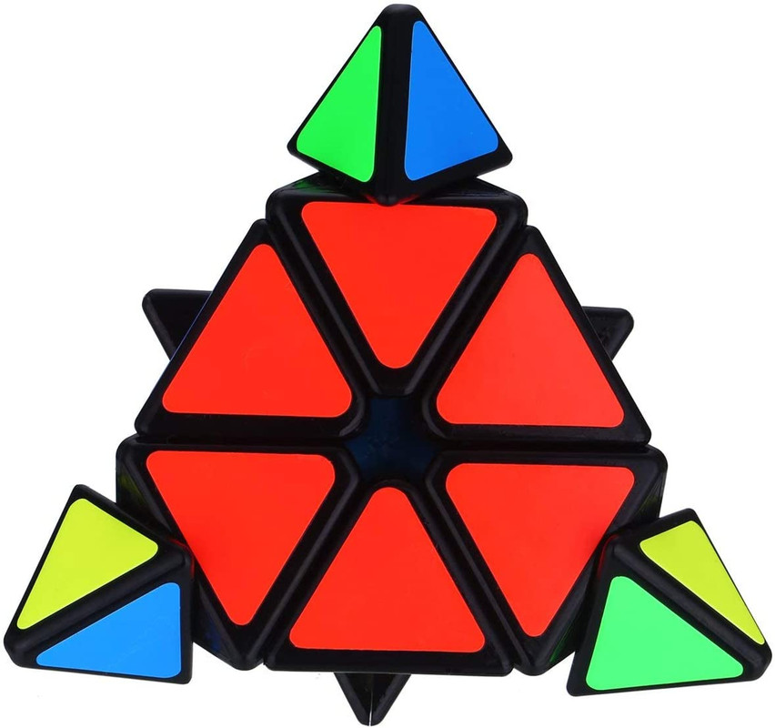 Rubik's cube pyramid shape