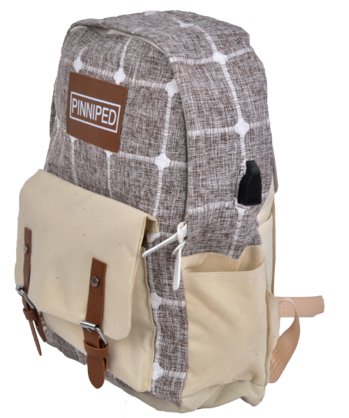 Pinniped Backpack For Girls 40X29X15 Cm - Beige Brown