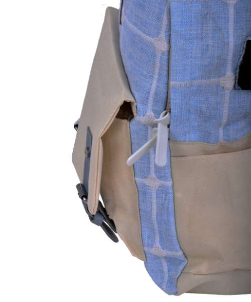 Pinniped Backpack For Girls 40X29X15 Cm - Light Blue Beige