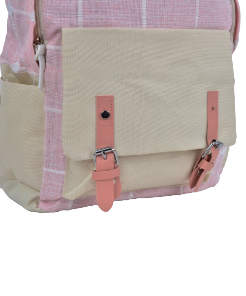 Pinniped Backpack For Girls 40X29X15 Cm - Pink Beige