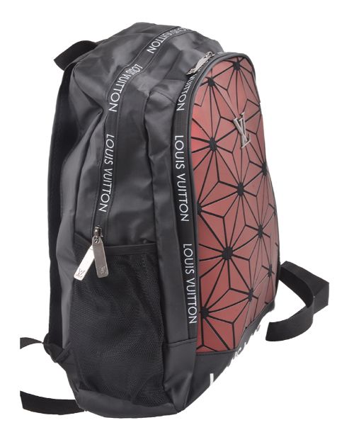 Backpack For Unisex 48X34X23 Cm - Black Red
