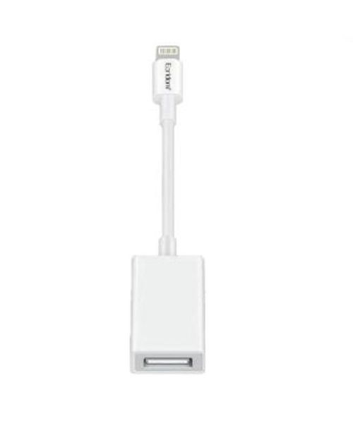 Earldom Ot48 Otg Lighting To Usb Adapter For Iphone Devices - White