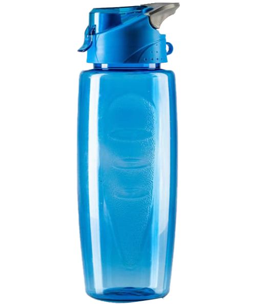زجاجة مياه بغطاء من عرفة للاستخدام اليومي 800 مللي - ازرق