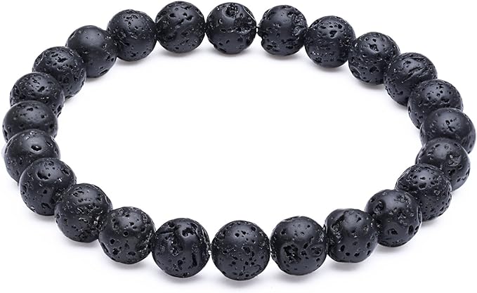 Lava Black Bracelet For Men and Women