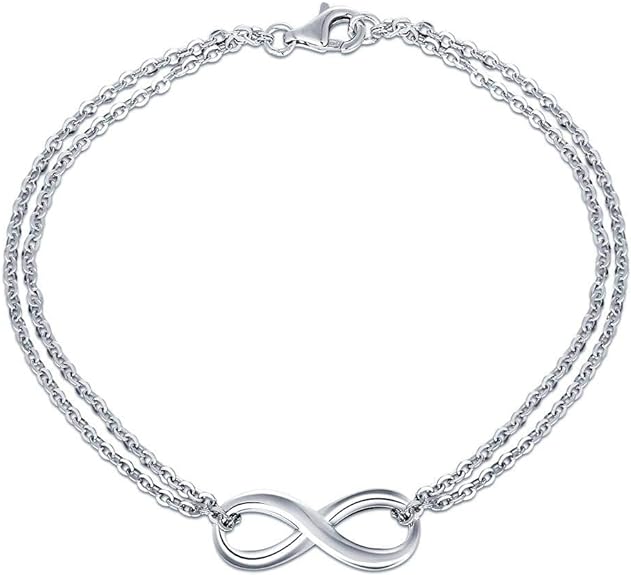 Infinity Anklet - Silver 