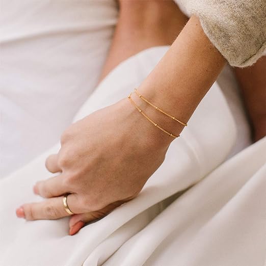 Gold plated bracelet for women GL004
