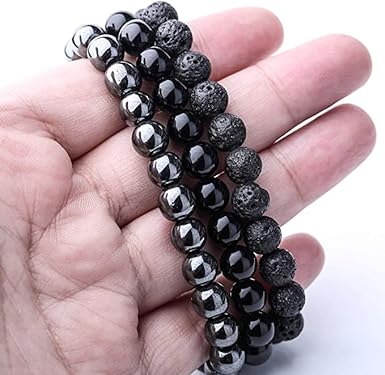 Set of 3 Stones Bracelets High Quality For Men 