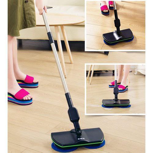 Electric Spinning Mop Cordless Rechargeable - Black