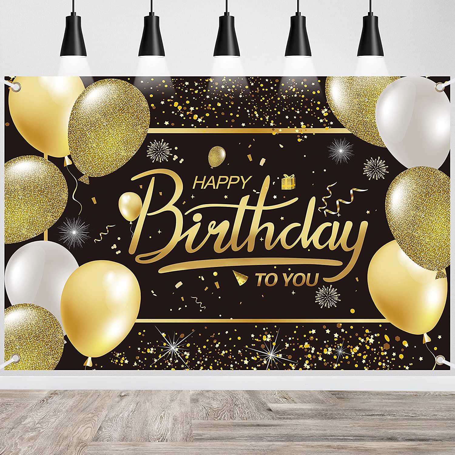 Decorative background for birthday parties