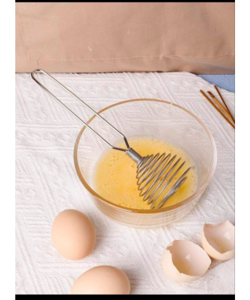 Stainless Steel egg Whisk 20×6 cm- silver