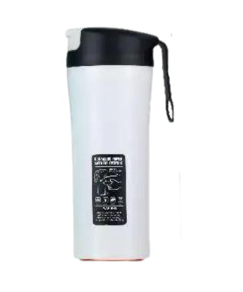 Mug with Vacuum Suction Bottom 500 Ml - White