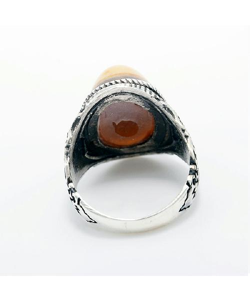 Silver Ring 925 with Agate Gemstone