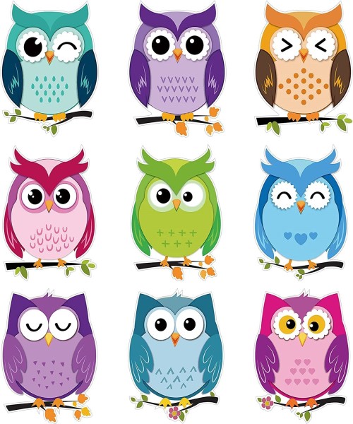 Name Tag is a set of 45 pieces of owl pictures