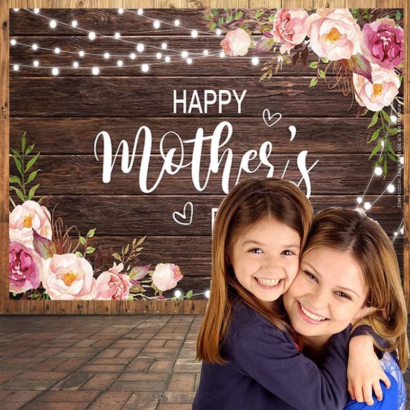 Poster banner background for photography on the occasion of Mother's Day