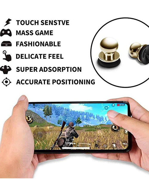 Stick Control with Adhesive Base for PUBG Game - 1 Right, 1 Left