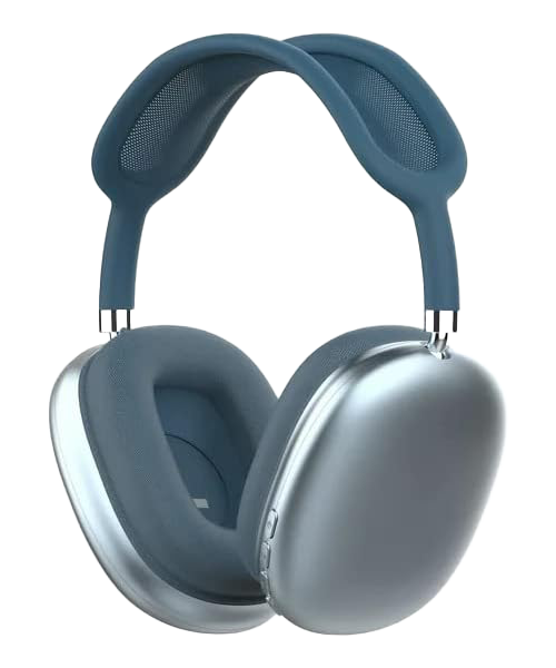 Wireless Headphone P9 With Hidden Mic Memory Card Support Blue