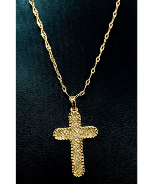 Three Crosses Sterling Necklace - Stabo Imports