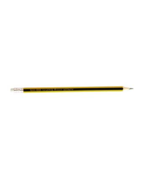 قلم رصاص AWP30871 من ام اند جي بأستيكه اتش بي 1 قطعه -  اسود اصفر