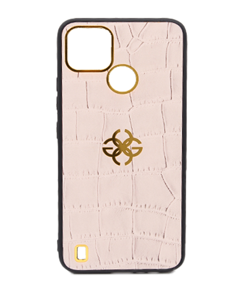 Bundle Of New Design Gold Logo  Back Mobile Cover For  Realme C21Y 3 Pieces - Multi Color