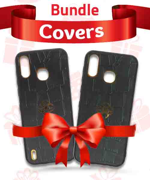 Bundle Of New Design Gold Logo  Back Mobile Cover For  Infinix X653  2 Pieces - Multi Color