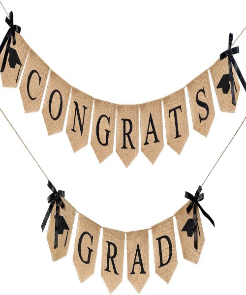 Graduation Party Wall Hanging Paper Banner Decorations