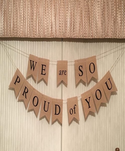 We are So Proud of You” Graduation Party Banner“