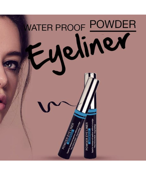 Amanda Powder Eyeliner Waterproof - Black