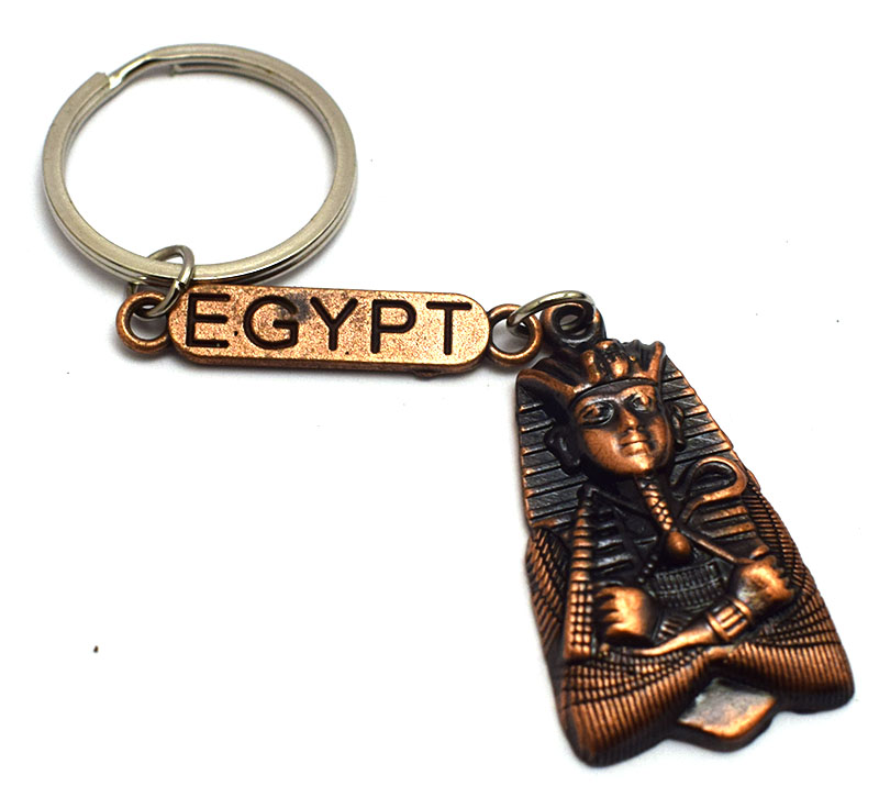 ميدالية مفاتيح المومياء الفرعونية المصرية هدايا تذكارية مصرية - هدية مستوحاة من مصر (أحمر محروق)