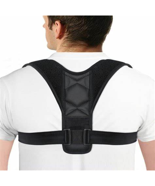 Adjustable clavicle posture corrector medical corset to support the upper back and shoulder