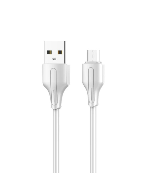 LDNIO fast charging and data transfer cable, micro type, model LS541 - white color