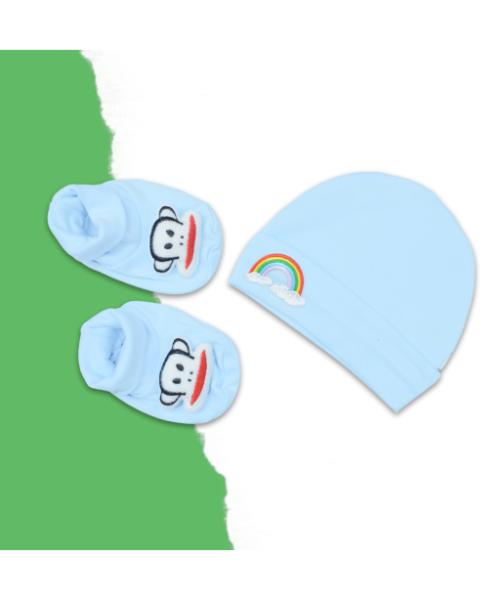 Cotton Hat and Socks set for newborn babies