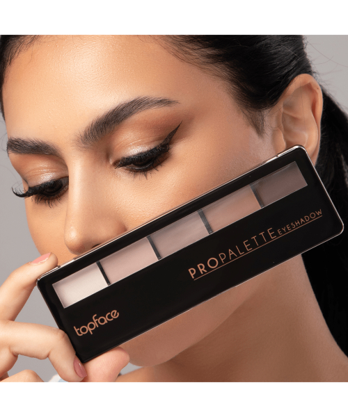 Topface Pro Eyeshadow Palette  5 Colors - 017