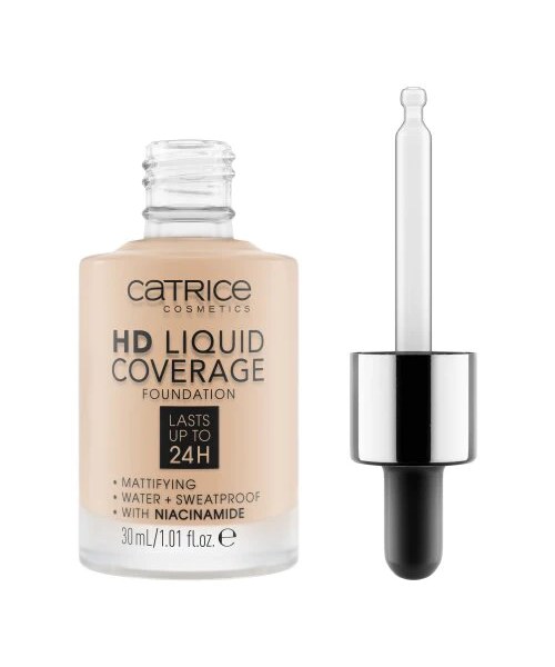 Catrice HD Liquid Coverage Foundation UP To 24H - 010 Light Beige