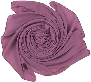 Stylish 175 x 75 cm Chiffon Scarf Hijab  Premium Quality and Versatile - Light Purple