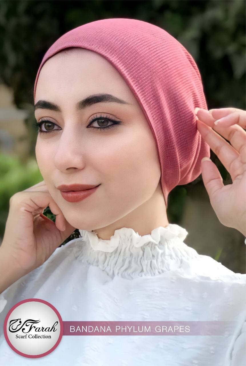 No-Thread Volume Close-End Underscarf Hijab Bandana - Cotton-Lycra Blend for Stylish Comfort - Cashmere