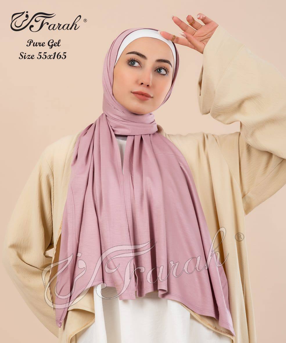 Premium Cotton Lycra Hijab Scarf - Comfortable and Stylish Head Covering - Cashmere