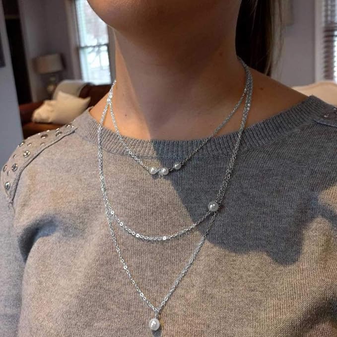 Simple Layered Necklaces