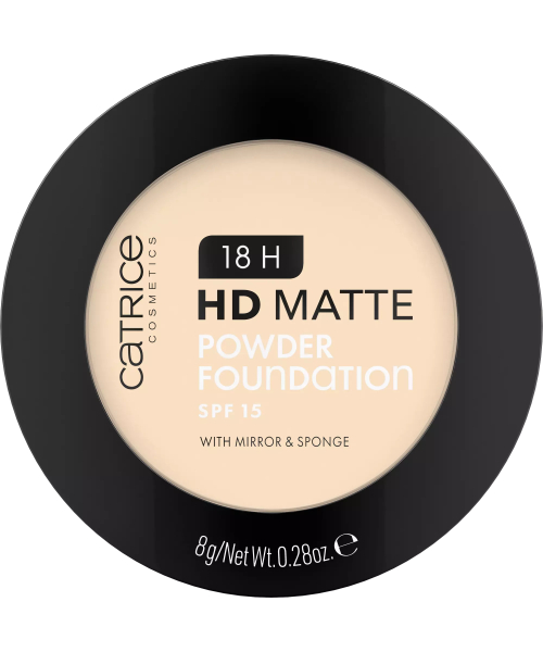 Catrice 18H HD Matte Powder Foundation SPF 15 - 001C