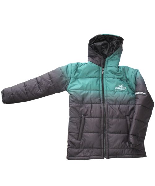 Solid Jacket Waterproof With Zipper Full Sleeve For Men - Petroleum Black