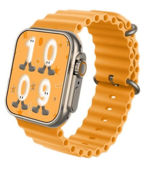 Smart Watch 2.05 Inch S11 Ultra 8 Wireless Charging – Orange