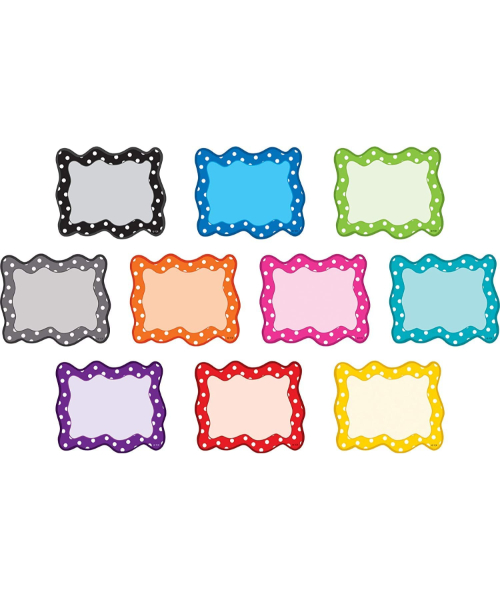 colorful Name tag sticker