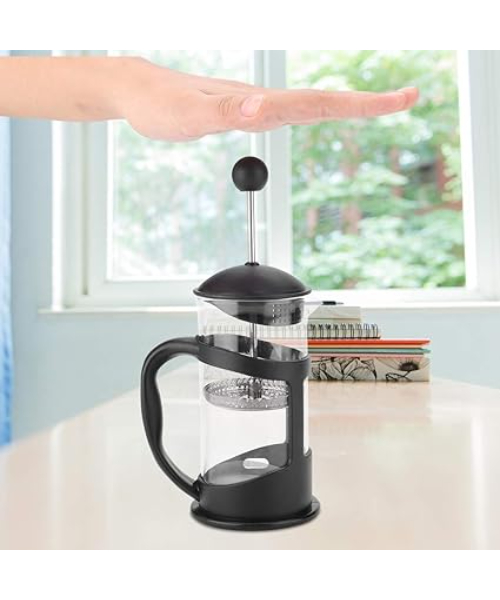 French press coffee maker helps you prepare delicious coffee easily 350ml - black
