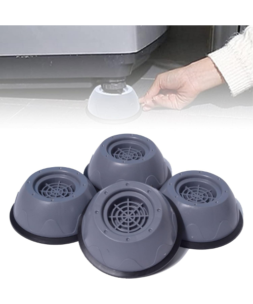 Shock and Noise Isolating Anti-Vibration Washing Feet Pads to Protect Washers and Dryers - 4 Pieces