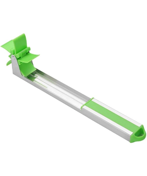 قطاعة بطيخ  شرائح بتصميم طاحونة هوائية من الستانلس ستيل - اخضر