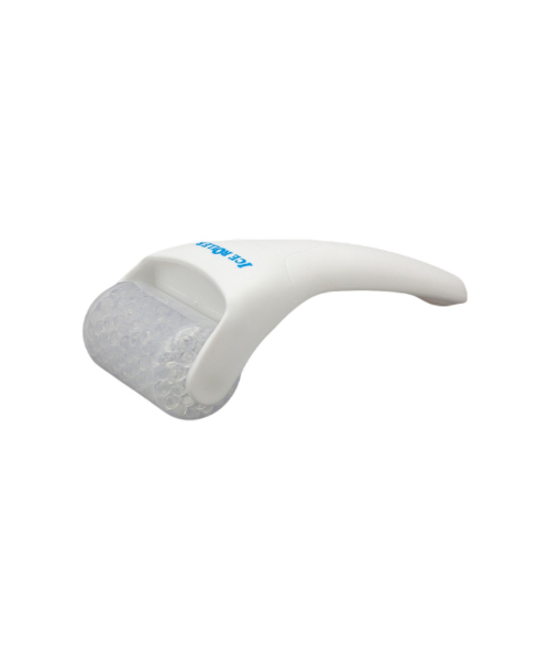 The Ice Roller is a travel-sized facial skin care device To improve skin tone Ideal for treating fine lines, skin blemishes and redness - White