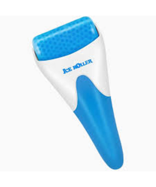 The Ice Roller is a travel-sized facial skin care device To improve skin tone Ideal for treating fine lines, skin blemishes and redness - Blue