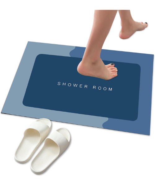 super absorbent anti slip and quick drying bath mat - Multi Color