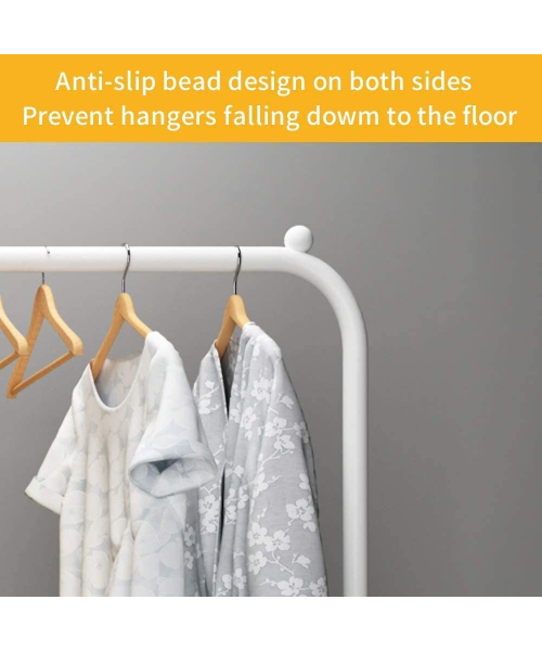 Heavy-duty Multipurpose Double Clothes Shelf - White